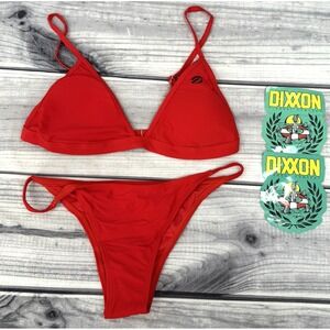 DIXXON Red Bikini BOTTOM ONLY